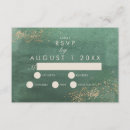Search for green and gold wedding enclosure cards Watercolor