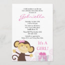 Recherche de singe fille invitations Safari