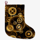 Search for steampunk christmas stockings Gold