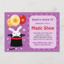 Search for magic show invitations Wand