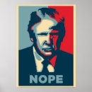 Recherche de anti trump posters Nope