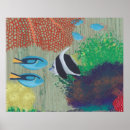 Search for tropical fish posters Blue