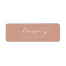 Search for pink wedding return address labels Calligraphy
