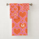 Search for heart bath towels Valentine