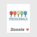 Search for pickleball paddle stickers Retirement