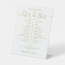Search for schedule wedding signs Modern