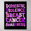 Search for domestic violence awareness posters Breast cancer grunge