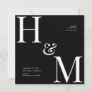 Search for monogram square invitations Minimal