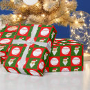 Search for baseball santa wrapping paper Sports