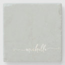 Search for monogram coasters Calligraphy script