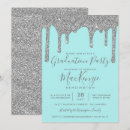 Search for turquoise graduation invitations Girly