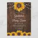 Search for sunflower graduation invitations String lights
