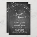 Search for lights rehearsal dinner invitations Typography