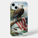 Search for bald eagle iphone cases Flag
