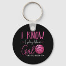 Search for basketball team for girls keychains Player