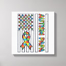 Search for autism canvas prints Father'sday