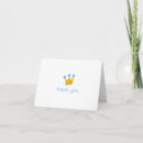 Search for prince thank you cards Crown