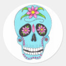 Recherche de dia de los autocollants Muertos