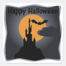 Search for spooky castle stickers Full moon