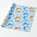 Search for aviation wrapping paper Blue