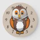 Recherche de hiboux mignons horloges Oiseau