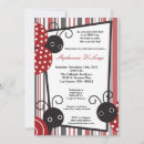 Search for lady bug baby shower invitations Black