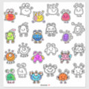 Search for white outline stickers Cute