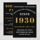Search for 1930s party invitations Black and white