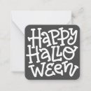 Search for typography halloween cards White
