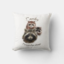 Recherche de racoon coussins Animal