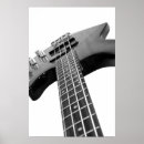 Search for bass guitar posters Black