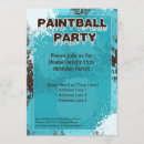 Recherche de partie paintball invitations Éclaboussure