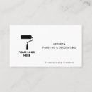 Search for painter business cards Decorating