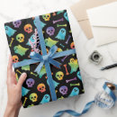 Search for skull and bones gift wrap Goth