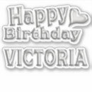 Recherche de victoria autocollants Anniversaire