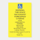 Search for violators Warning