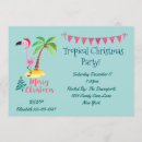 Recherche de flamingo noël invitations Palmier