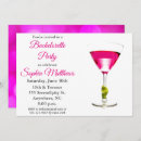 Search for martini bachelorette party invitations Trendy