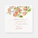 Search for peach fruit napkins Botanical
