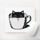 Recherche de cache tapis souris Chat noir