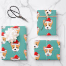 Search for christmas corgi wrapping paper Puppies