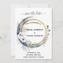 Search for blue gold save the dates Boho