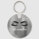 Search for eyelash keychains Glitter