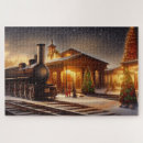 Search for steam locomotives puzzles Vintage