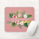 Recherche de tropical tapis souris Rose