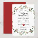 Search for red and green wedding invitations Festive