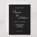 Search for and black monogram invitations Trendy