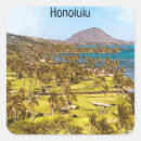 Search for beautiful scenery stickers Tropical