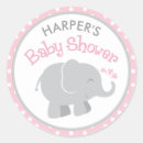 Search for pink and grey elephant stickers For her