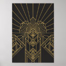 Recherche de gatsby style posters Noir et or